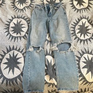Abercrombie 90s Straight Ultra High Rise Jeans